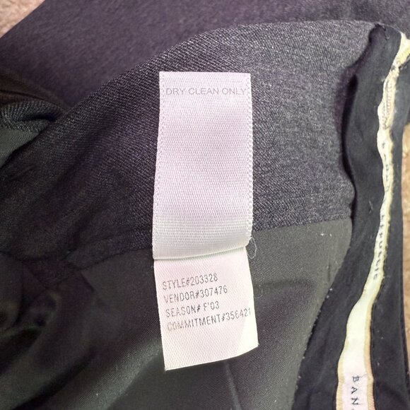 Banana Republic Pants Womens Size 8 33x31 The Martin Fit Wool Gray Bootcut E608 - Picture 6 of 13